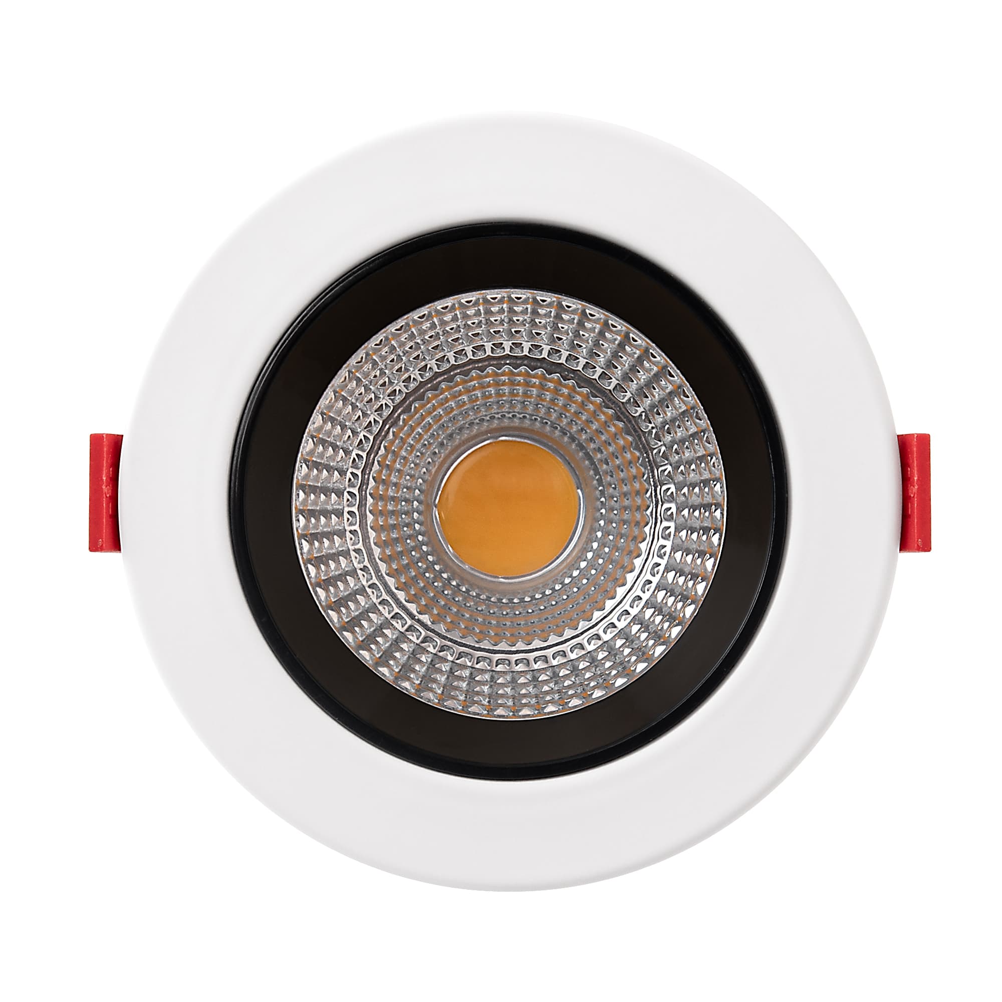 Rund form forsænket LED DCOB Downlight Fe